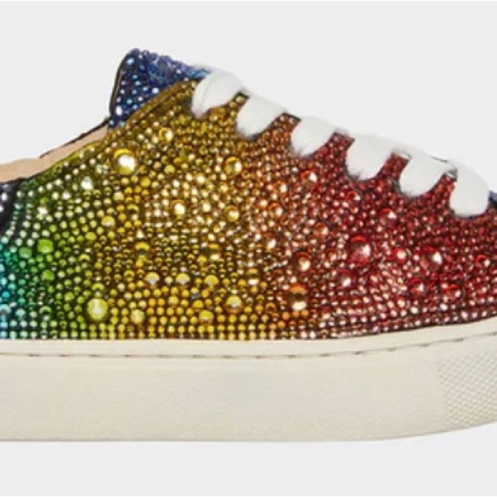 Betsey Johnson- Size 8- Sidney - Rainbow Rhinestone NEW